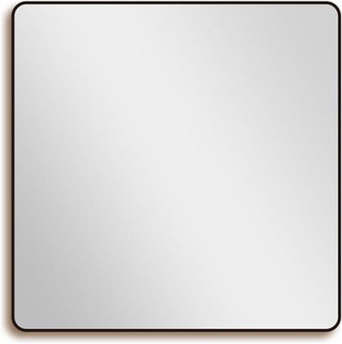 Saniclass Retro Line 2.0 spiegel  Badkamerspiegel - 120x120  Mat zwart