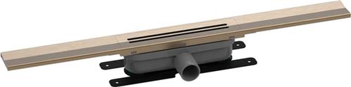 Easy drain R-line Clean Color douchegoot 120cm brushed bronze