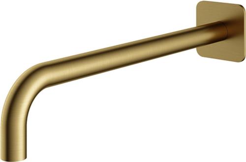 Hotbath Gal wandarm 40 cm Geborsteld messing PVD