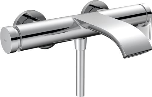 Hansgrohe Vivenis ééngreeps badmengkraan opbouw zwart mat