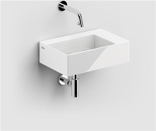 Clou Flush fontein 35.5x24.5cm zonder kraangat keramiek glanzend wit