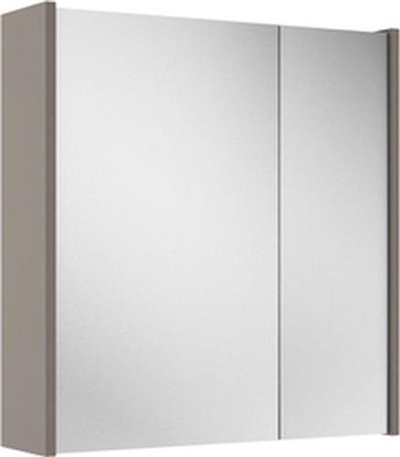 Saniclass Prime Spiegelkast - 60x63x16cm - inclusief zijpanelen - taupe