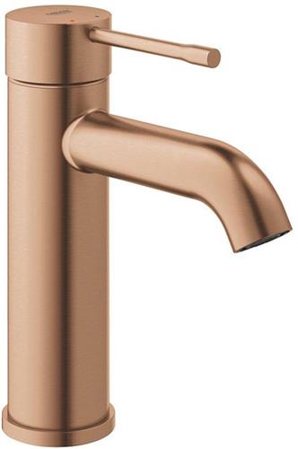 GROHE Essence Wastafelkraan Opbouw - uitloop 11.6cm - S-size - gladde body - brushed warm sunset