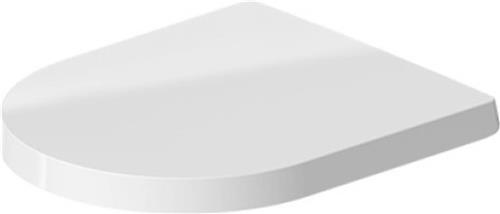 Duravit ME by Starck WC-zitting 43.8x37.4x5.1cm compact met softclose met quickrelease Kunststof wit Glanzend