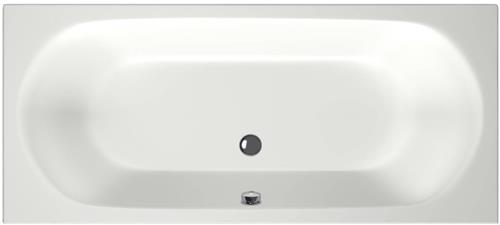 Xenz Cuba inbouwbad met ligzijde links en rechts 180x80cm edelweiss acryl