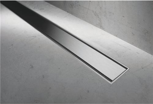 Easy Drain Compact 30 taf low zero douchegoot 80cm m1 waterslot 30 mm rvs geborsteld
