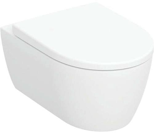 Geberit iCon Wandclosetpack WC - toiletset - 36x53x37.5cm - diepspoel - spoelrandloos - keramiek - glans wit