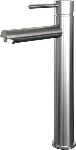 Brauer Brushed Edition wastafelkraan verhoogd - hendel 1 - geborsteld nikkel PVD