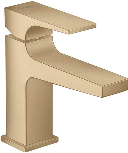 Hansgrohe Metropol mengkraan met clickwaste brushed bronze