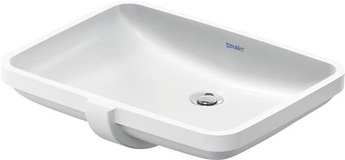Duravit No.1 inbouwwastafel 55x40x16cm inbouw Hoogglans Wit