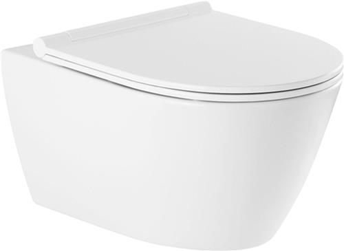 QeramiQ Salina hangtoilet  Toiletpot randloos  wit