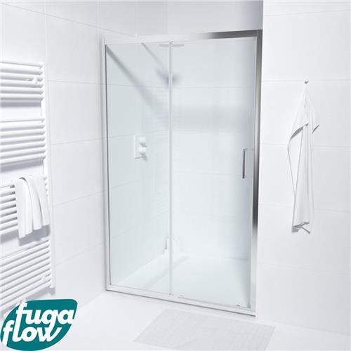 Saniclass ID06 Quick Fit douchedeur - Schuifdeur - 120x190cm - Mat chroom