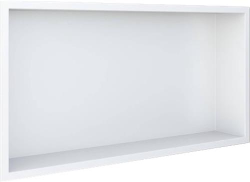 Looox BoX nis - 60x30x7cm - inbouw - met flens - wit