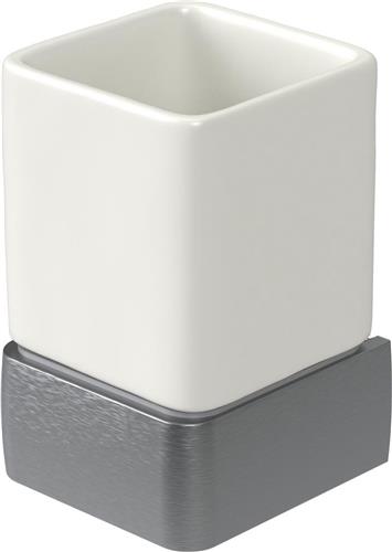 Haceka Aline Bekerhouder keramisch Grey