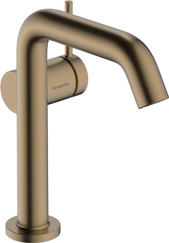 hansgrohe Tecturis S ééngreeps wastafelkraan 150 Fine CoolStart zonder waste Brushed Bronze