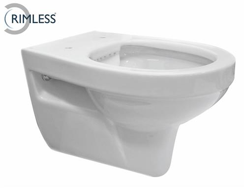 Wiesbaden Trevi Rimless Wandcloset Diepspoel - Wit