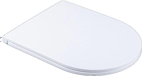 Saniclass Universo closetzitting - softclose - quickrelease - duroplast - 46x36cm - slim - glans wit