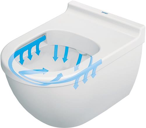 Duravit Starck 3 wandcloset diepspoel rimless wit
