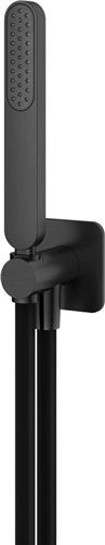 Hotbath Gal Handdouche met wandsteun en uitlaat en doucheslang 150 cm Geborsteld Gunmetal PVD