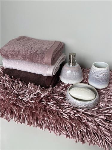 Figo Toiletborstel Malva | Roze / Paars | Stoneware