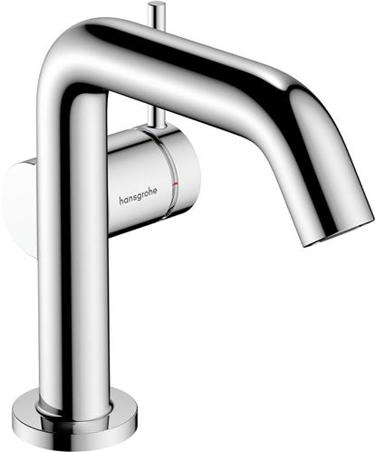 hansgrohe Tecturis S ééngreeps wastafelkraan 110 Fine CoolStart zonder waste chroom