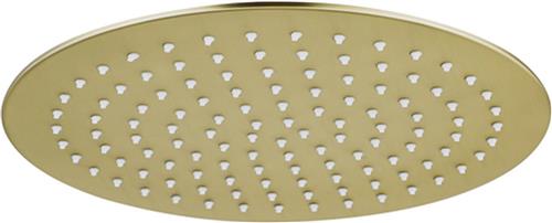 Fortifura Calvi Hoofddouche 25cm rond 7mm Geborsteld Messing PVD (Goud)