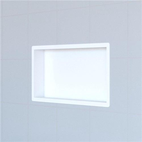 Saniclass Hide luxe Inbouwnis - 30x60x7cm - met flens - wit mat