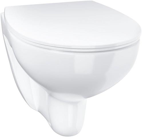 GROHE Solido Bau wandcloset diepspoel spoelrandloos 36.8x53.1cm 6/3L incl zitting wit