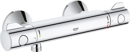 GROHE Grohtherm 800 Thermostatische Douchekraan - 15 cm - Waterbesparend - Inclusief koppelingen - Chroom