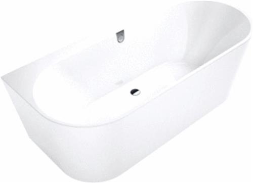 Villeroy & Boch Oberon 2.0 halfvrijstaand bad 180x80cm met paneel alphine white