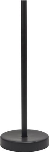 Aquanova Forte Reserve toiletpapier houder Black
