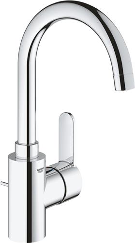 GROHE Eurostyle Cosmopolitan wastafelkraan L-size - Met waste - Hoge draaibare uitloop - Chroom