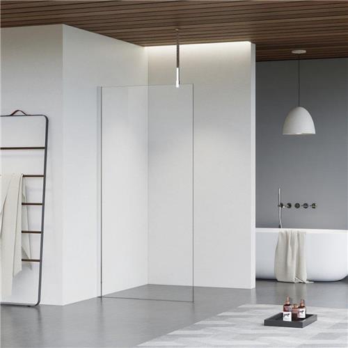 Fortifura Galeria inloopdouche - 100x200cm - helder glas - plafondarm - chroom