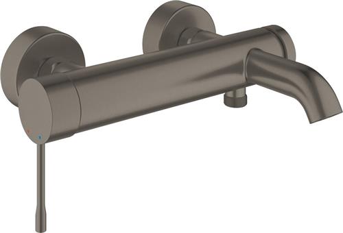 GROHE Essence New Badkraan - met waste - 15cm - hard graphite geborsteld - 33624AL1