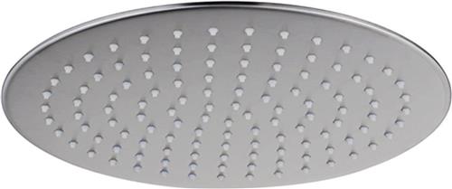 Fortifura Calvi Hoofddouche 25cm rond 7mm Geborsteld RVS PVD (RVS)