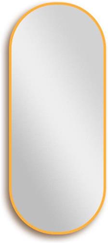 Saniclass Retro Line 2.0 Spiegel - ovaal 90x38cm - frame - mat goud