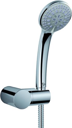 Ideal Standard Idealrain badset doucheslang 150cm handdouche 80mm 3 standen en verstelbare handdouchehouder chroom
