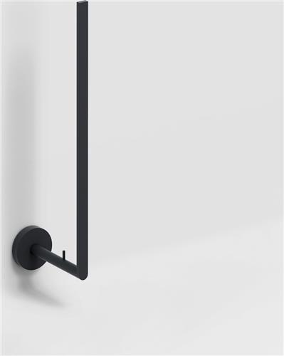 Clou Flat reserverolhouder voor 3 stuks mat zwart CL/09.02035.21