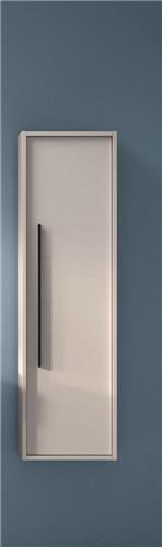 Saniclass Prime Essential Hoge Kast - 120x35x35cm - 1 deur - mat cotton (beige) - MDF
