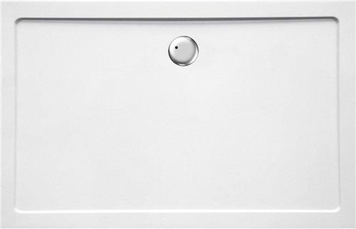 GO by Van Marcke Helion douchebak kunststofcomposiet 140x90x3.5cm rechthoek afvoer D90mm zonder potenstel wit