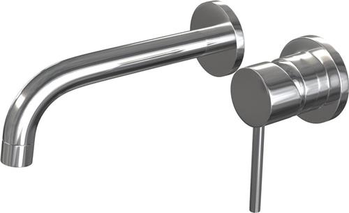 Brauer Chrome Edition inbouw wastafelkraan - hendel 1 - chroom