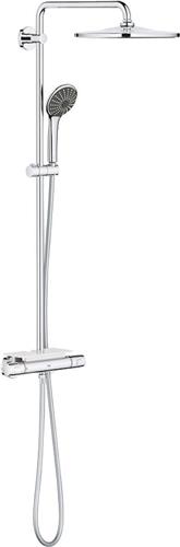 GROHE Vitalio Joy 310 Regendouche - Ã 31 cm - Inclusief thermostaatkraan en planchet - Met CoolTouch technologie - Chroom