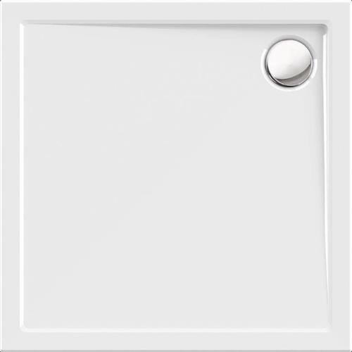Royal Plaza Subra douchebak 90x90x3.5cm met rand wit