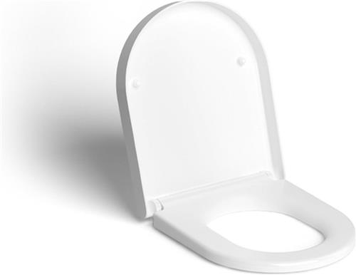 Clou First toiletzitting met deksel verkort closet softclose en QR wit CL/04.06030