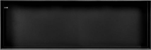 Looox Colour BoX inbouwnis - 90x30x10cm - RVS Zwart mat