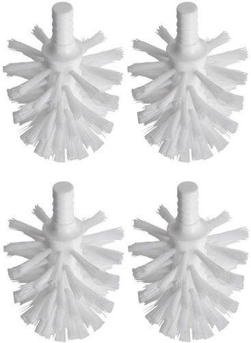Geesa Standard collection losse borstel voor toiletborstelset wit (4 stuks)
