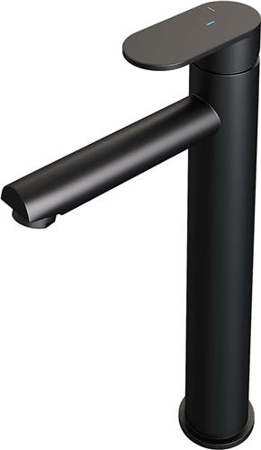 Brauer BlackEdition Wastafelmengkraan opbouw - hoog - model C - mat zwart