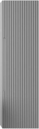 Saniclass Prime Balance Hoge Kast - 120x34.5x34.5cm - 1 deur - mat greige (grijs) - MDF