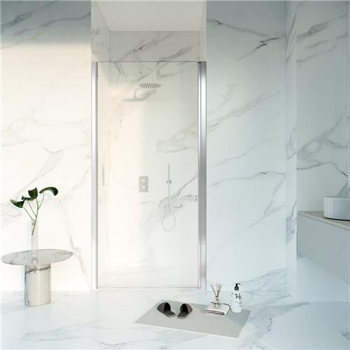 Fortifura Galeria Douchedeur - 80x200 - Profiel - veiligheidsglas - anti kalk - chroom