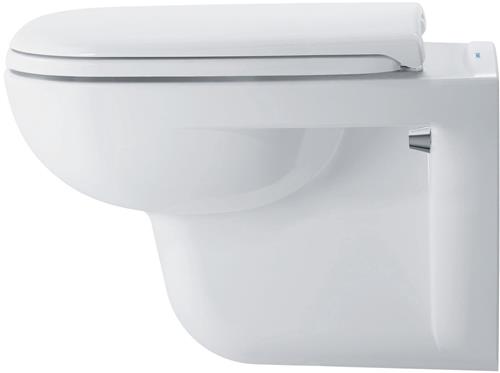 Duravit D-code WC-zitting 44.3x35.9x5cm met softclose Kunststof wit Glanzend